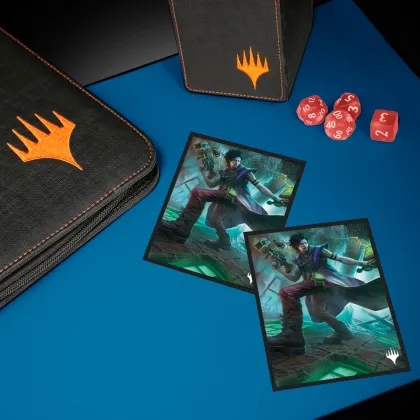 Ultra Pro Magic: The Gathering - Duskmourn: House of Horror Commander Sleeves: Winter, Cynical Opportunist (100 stuks)