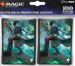 Ultra Pro Magic: The Gathering - Duskmourn: House of Horror Commander Sleeves: Winter, Cynical Opportunist (100 stuks)