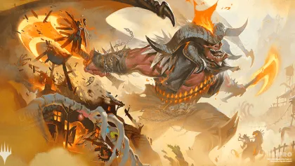 Ultra Pro Magic: The Gathering - Outlaws of Thunder Junction Playmat: Rakdos, the Muscle