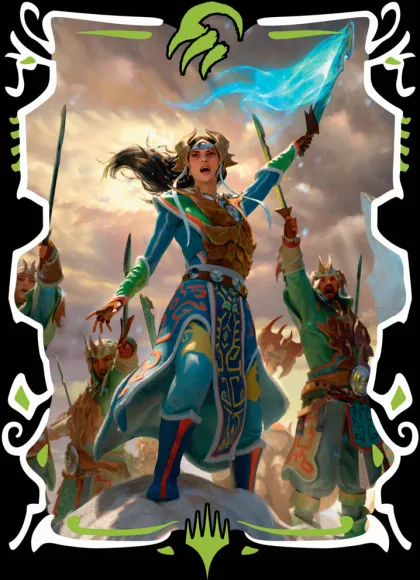 Ultra Pro Magic: The Gathering - Tarkir: Dragonstorm Commander Sleeves: Temur (100 stuks)