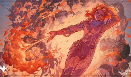 Ultra Pro Magic: The Gathering - Aetherdrift Stitched Playmat: Chandra's Ignition