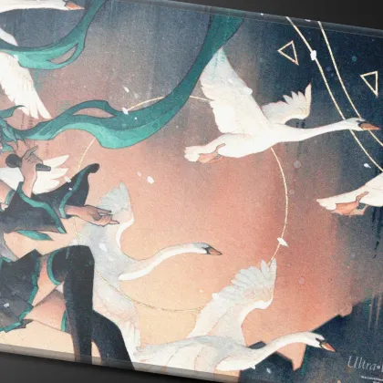 Ultra Pro Magic: The Gathering - Secret Lair: Hatsune Miku Playmat: Swan Song