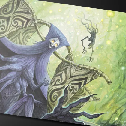 Ultra Pro Magic: The Gathering - Duskmourn: House of Horror Playmat: Overlord of the Hauntwoods