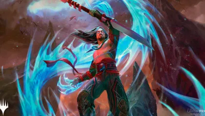 Ultra Pro Magic: The Gathering - Tarkir: Dragonstorm Playmat: Sarkhan, Dragon Ascendant