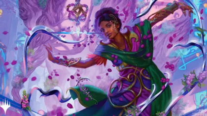 Ultra Pro Magic: The Gathering - Aetherdrift Commander Playmat: Saheeli, Radiant Creator