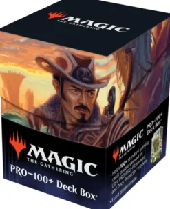 Ultra Pro Magic: The Gathering - Outlaws of Thunder Junction Commander Pro 100+ Deckbox: Yuma, Proud Protector