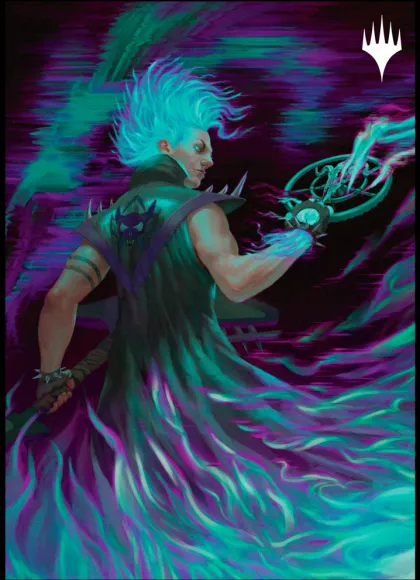 Ultra Pro Magic: The Gathering - Aetherdrift Sleeves: Winter, Cursed Rider (100 stuks)