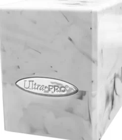 Ultra Pro - Marble Satin Cube Deckbox: White / Black