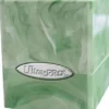 Ultra Pro - Marble Satin Cube Deckbox: Lime Green / White