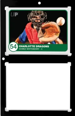 Ultra Pro - ONE-TOUCH Black Border Magnetic 2-Card Holder (35 pt)