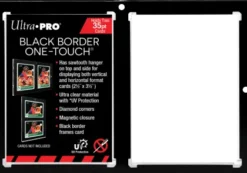Ultra Pro - ONE-TOUCH Black Border Magnetic 2-Card Holder (35 pt)