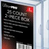 Ultra Pro - 2-Piece 25-Count Storage Box: Clear (2 stuks)