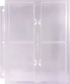 Ultra Pro - 4-Pocket Pages for Graded Beckett Slabs (1 stuk)