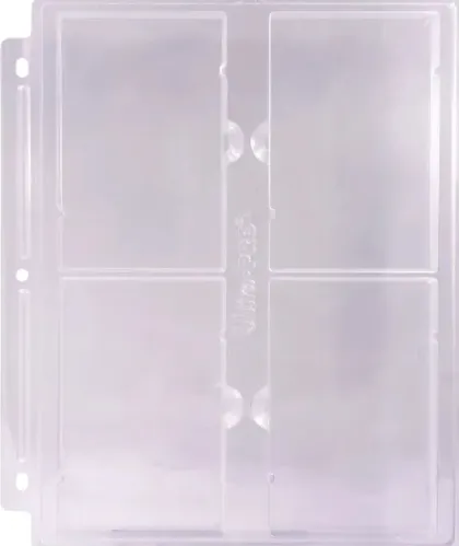 Ultra Pro - 4-Pocket Pages for Graded Beckett Slabs (1 stuk)