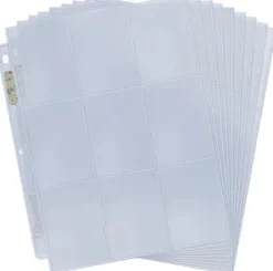 Ultra Pro - 9-Pocket Pages Top Loading Clear Silver Series (25 stuks)