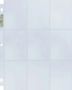 Ultra Pro - 9-Pocket Pages Top Loading Clear Silver Series (25 stuks)