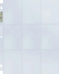 Ultra Pro - 9-Pocket Pages Top Loading Clear Silver Series (50 stuks)
