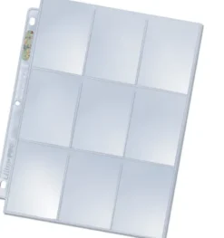 Ultra Pro - 9-Pocket Pages Top Loading Clear Hologram Series (10 stuks)