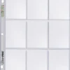 Ultra Pro - 18 Pocket Pages Top Loading Clear Silver Series (25 stuks)
