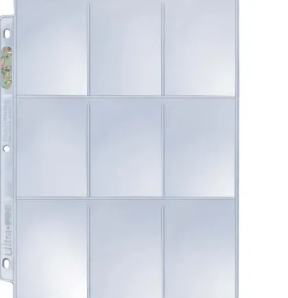 Ultra Pro - 9-Pocket Pages Top Loading Clear Platinum Series (50 stuks)