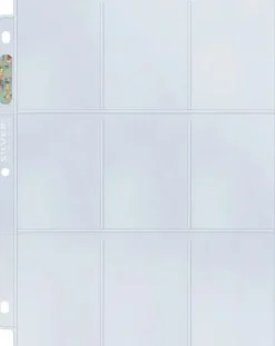Ultra Pro - 9-Pocket Pages Top Loading Clear Silver Series (25 stuks)