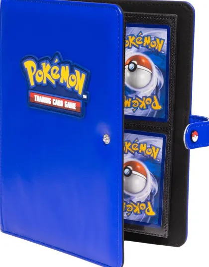 Ultra Pro Pokemon - Premium 4-Pocket Snap Binder: Blue
