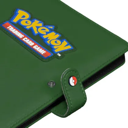 Ultra Pro Pokémon - Premium 4-Pocket Snap Binder: Green