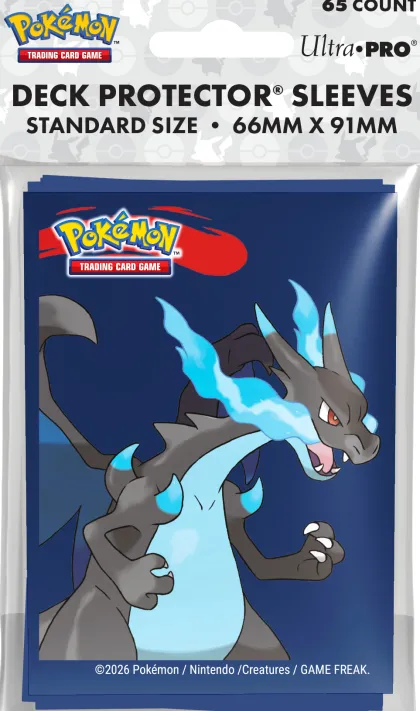 Ultra Pro Pokémon - Sleeves: Mega Charizard X (65 stuks)