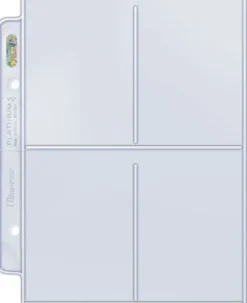 Ultra Pro - Premium Series 4 Pocket Mini Album Pages (100 stuks)