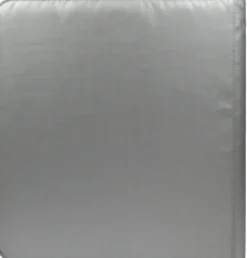 Ultra Pro - Premium Zippered Pro Binder 12-Pocket: Fire Resistant Silver