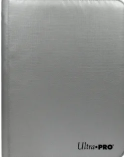 Ultra Pro - Premium Zippered Pro Binder 9-Pocket: Fire Resistant Silver