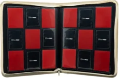 Ultra Pro - Vivid Deluxe 9-Pocket Zippered Pro Binder: Red
