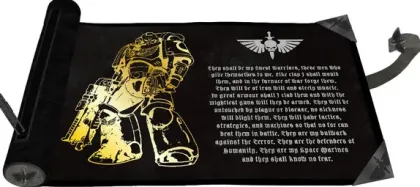 Ultra Pro Warhammer 40K - Premium Foil Dice Scroll: Adeptus Astartes