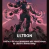Ultron front card - Marvel Super Heroes Commander