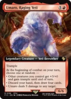 Umaro, Raging Yeti (extended art) - Final Fantasy Commander Varianten
