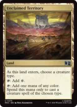 Unclaimed Territory (surge foil) - Marvel Super Heroes Commander