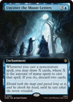 Uncover the Moon-Letters (foil) (extended art) - The Hobbit Varianten