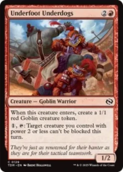 Underfoot Underdogs (foil) - Tarkir: Dragonstorm
