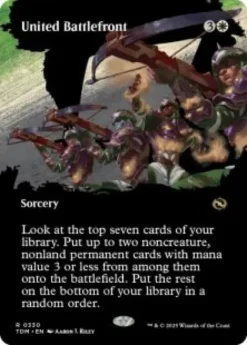 United Battlefront (borderless) - Tarkir: Dragonstorm Varianten