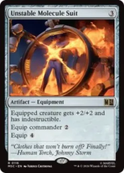 Unstable Molecule Suit (surge foil) - Marvel Super Heroes Commander