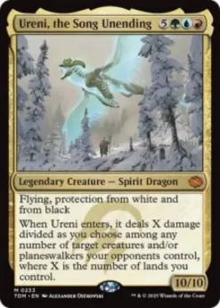 Ureni, the Song Unending (foil) - Tarkir: Dragonstorm Planeswalker Stamped