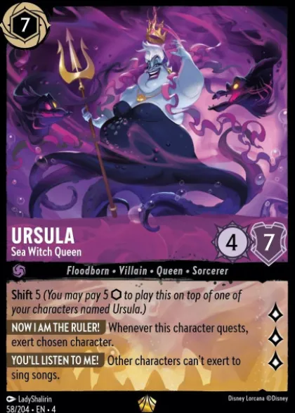 Ursula, Sea Witch Queen (foil) - Ursula's Return