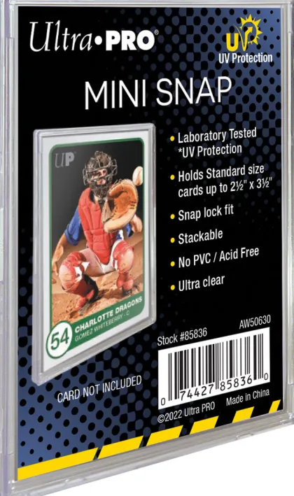 UV Mini Snap Card Holder (50 stuks)