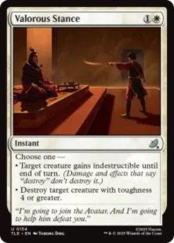 Valorous Stance (foil) - Avatar: The Last Airbender Eternal