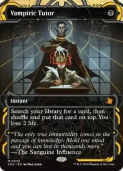 Vampiric Tutor (#035) (showcase) - Secrets of Strixhaven Mystical Archive