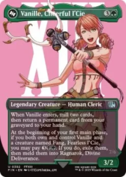 Vanille, Cheerful l'Cie (#392) (borderless) - Final Fantasy Varianten