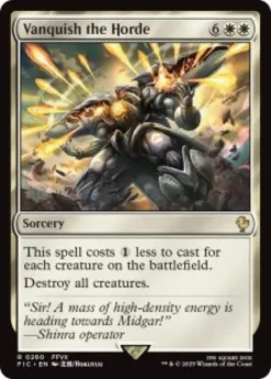 Vanquish the Horde (surge foil) - Final Fantasy Commander