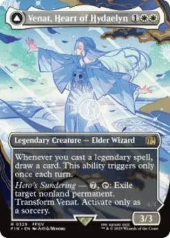 Venat, Heart of Hydaelyn (#329) (foil) (borderless) - Final Fantasy Varianten