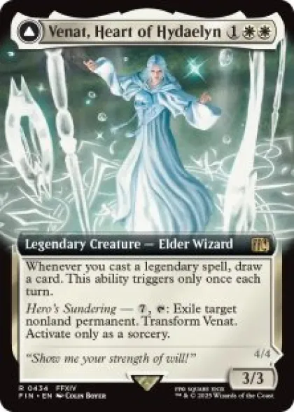 Venat, Heart of Hydaelyn (#434) (foil) (extended art) - Final Fantasy Varianten