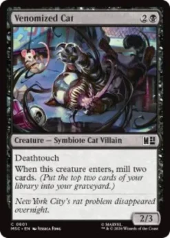 Venomized Cat (foil) - Marvel Super Heroes Commander